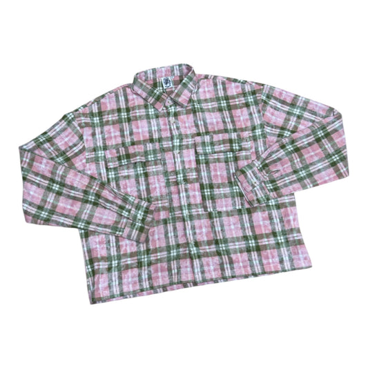 SAINT VANITY FLANNEL PINK & GREEN