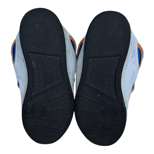 LANVIN CURB SNEAKER BLUE ORANGE