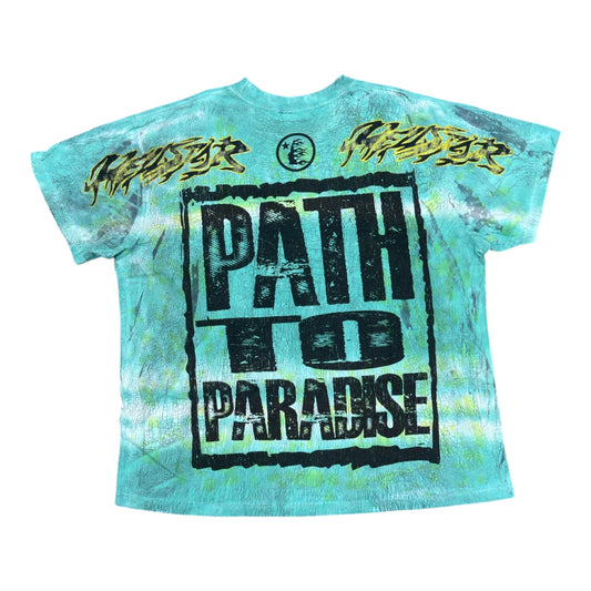 HELLSTAR RASTA SKULL TYE DYE TEE
