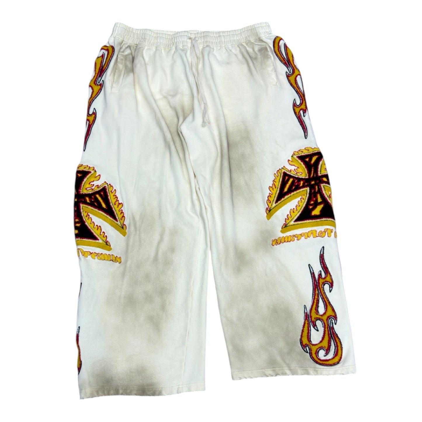 VALE LA FLARE BONE SWEATPANT