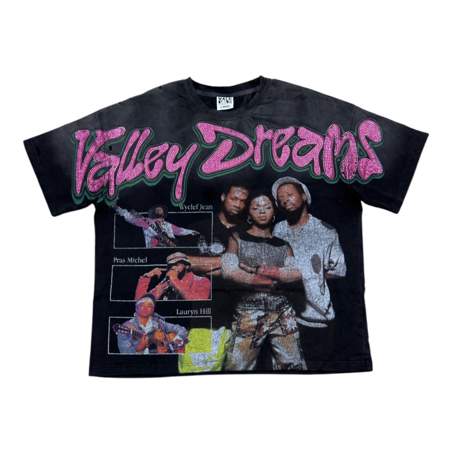 VALE FEVER BLING TEE BLACK