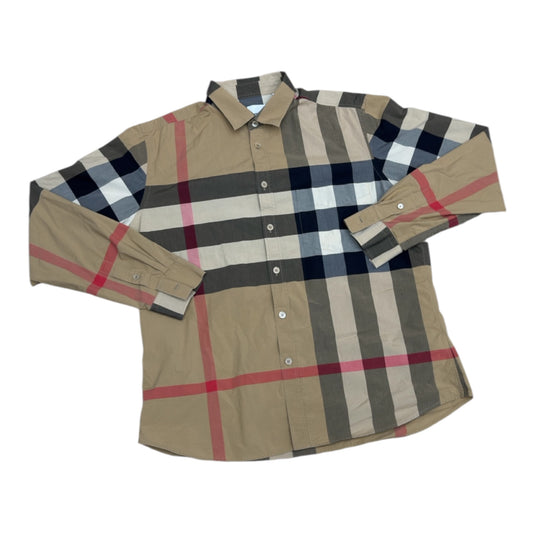 BURBERRY CHECKER COTTON SHIRT