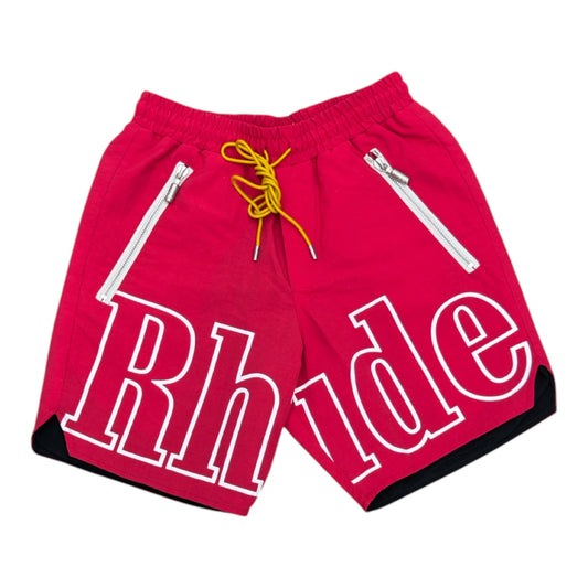 RHUDE LOGO SHORT RED