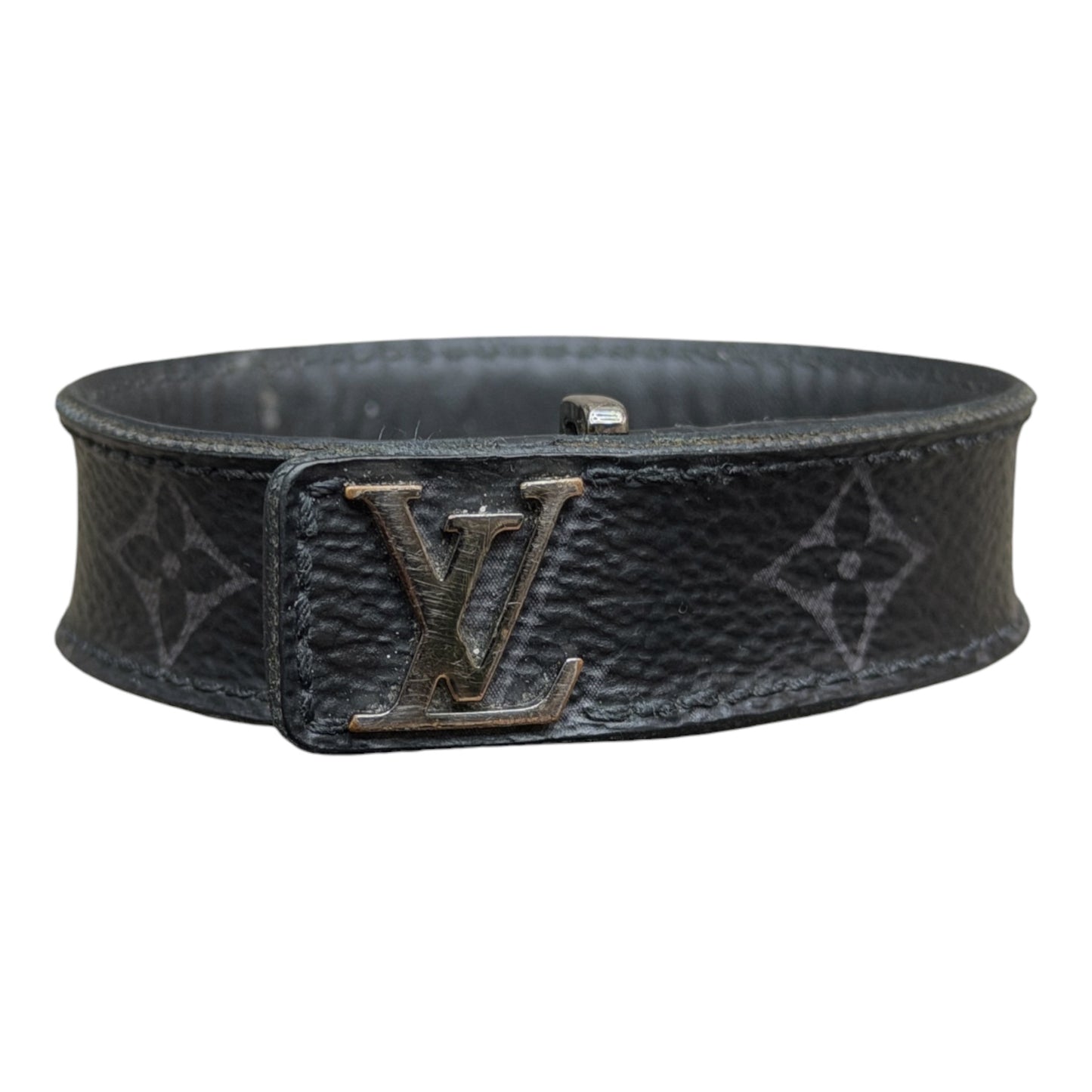 LV SLIM BRACELET MONOGRAM ECLIPSE BLACK