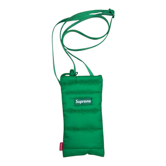 SUPREME PUFFER NECK POUCH GREEN