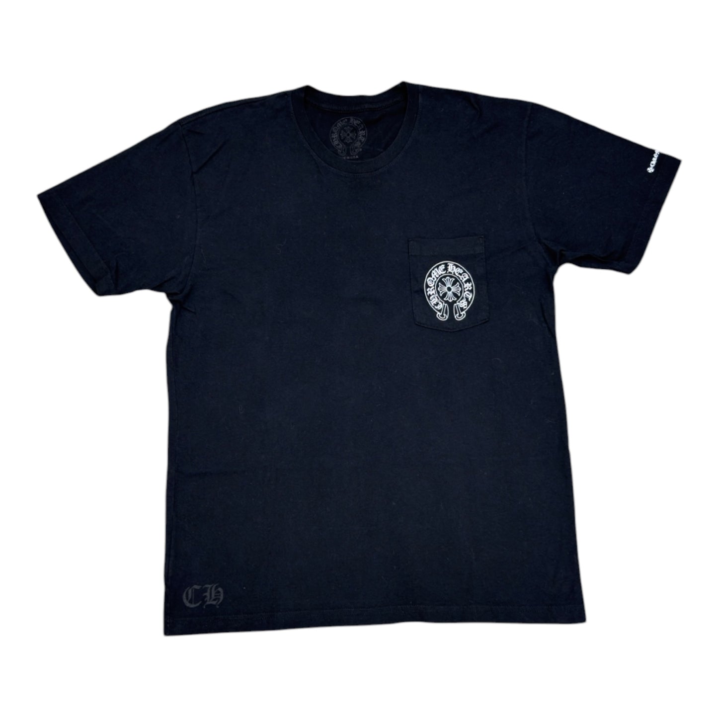 CHROME HEARTS HORSE SHOE LOGO POCKET TEE