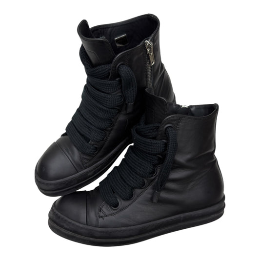 RICK OWENS BLACK TEMPLE JUMBOLACE