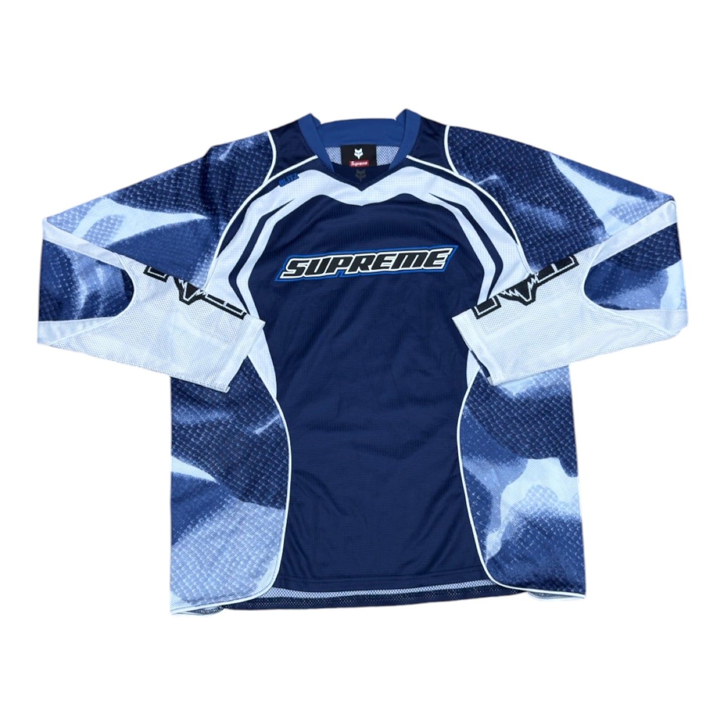 SUPREME FOX RACING JERSEY BLUE