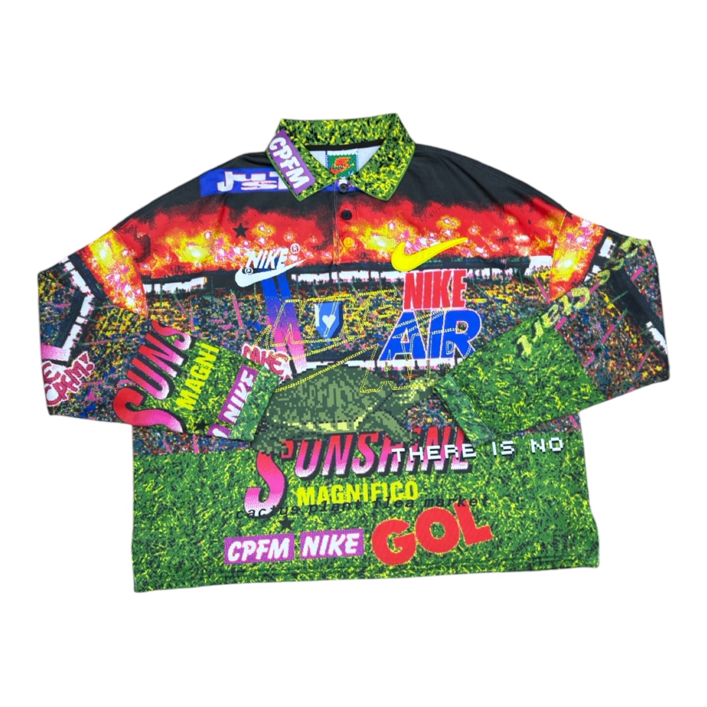 NIKE CPFM LONGSLEEVE POLO MULTICOLOR