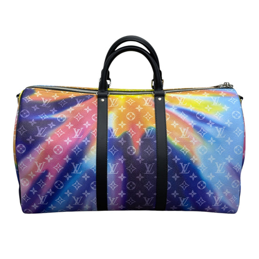 LV KEEPALL BANDOULIERE 50 SUNSET MONOGRAM MULTICOLOR