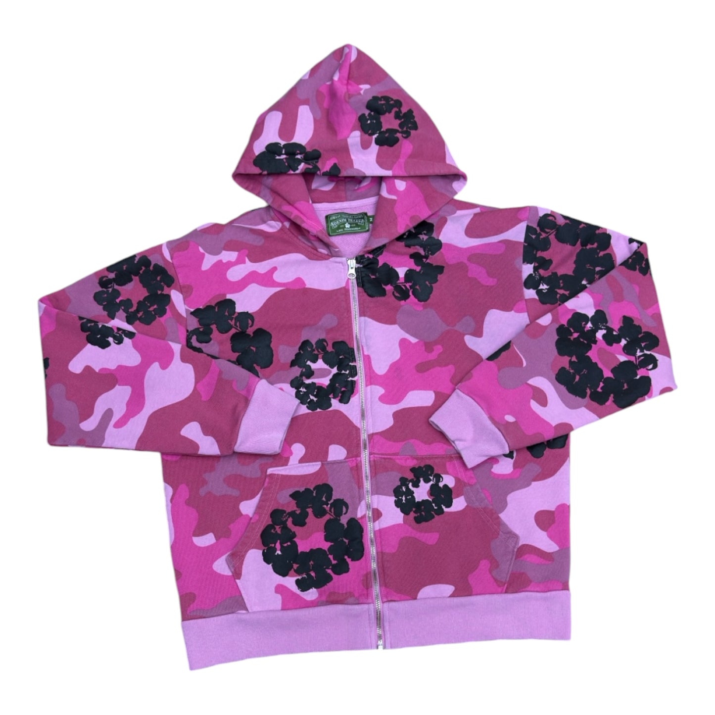 DENIM TEARS ZIP UP PINK CAMO