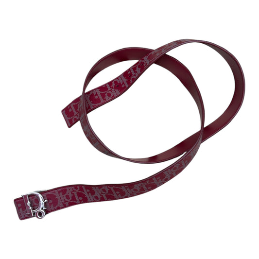 DIOR OBLIQUE REVERSIBLE BELT