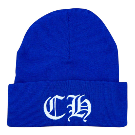 CHROME HEARTS WATCH BEANIE BLUE