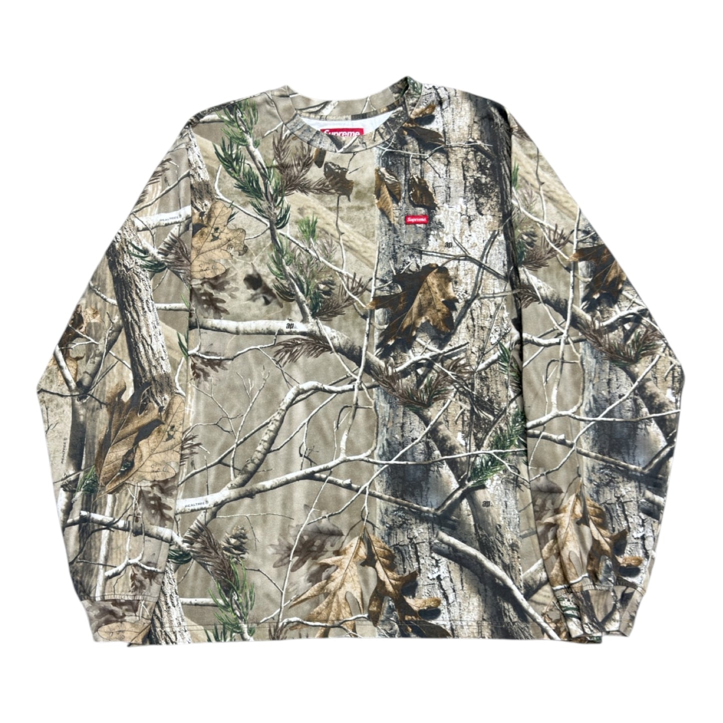 SUPREME SMALL BOX TEE REALTREE AP CAMO
