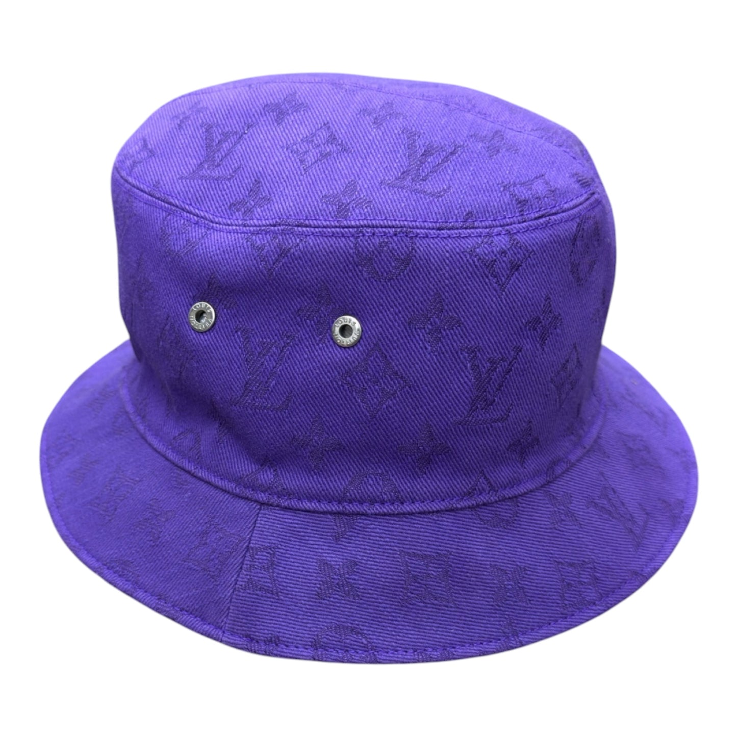 LV REVERSIBLE MONOGRAM DENIM BUCKET HAT