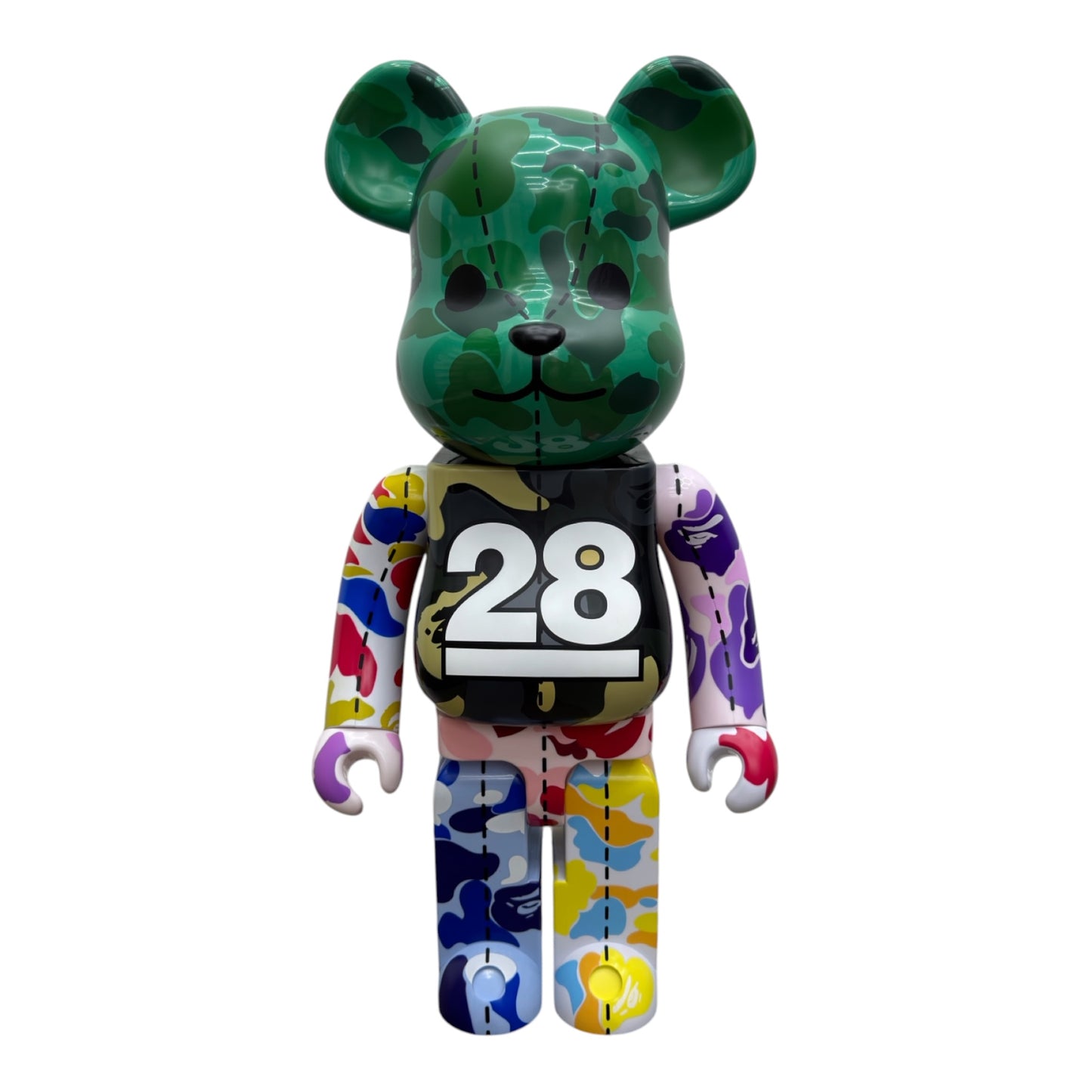 BEARBRICK BAPE 28TH ANNIVERSARY #4 1000%