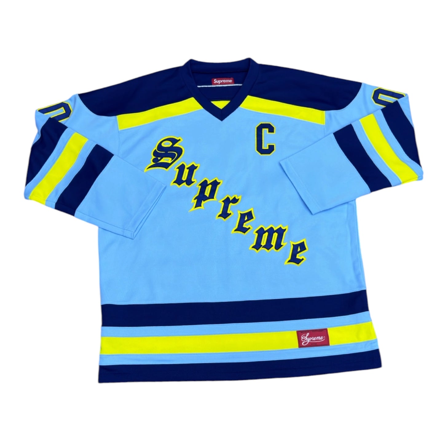 SUPREME FIRE & ICE HOCKEY JERSEY LIGHT BLUE