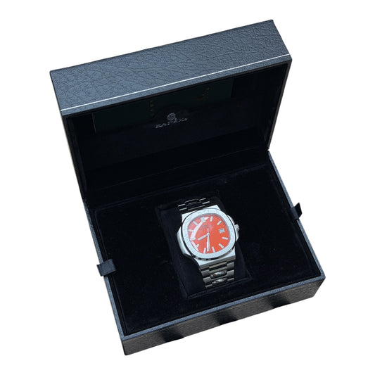 BAPE TYPE 10 BAPEX WATCH SILVER