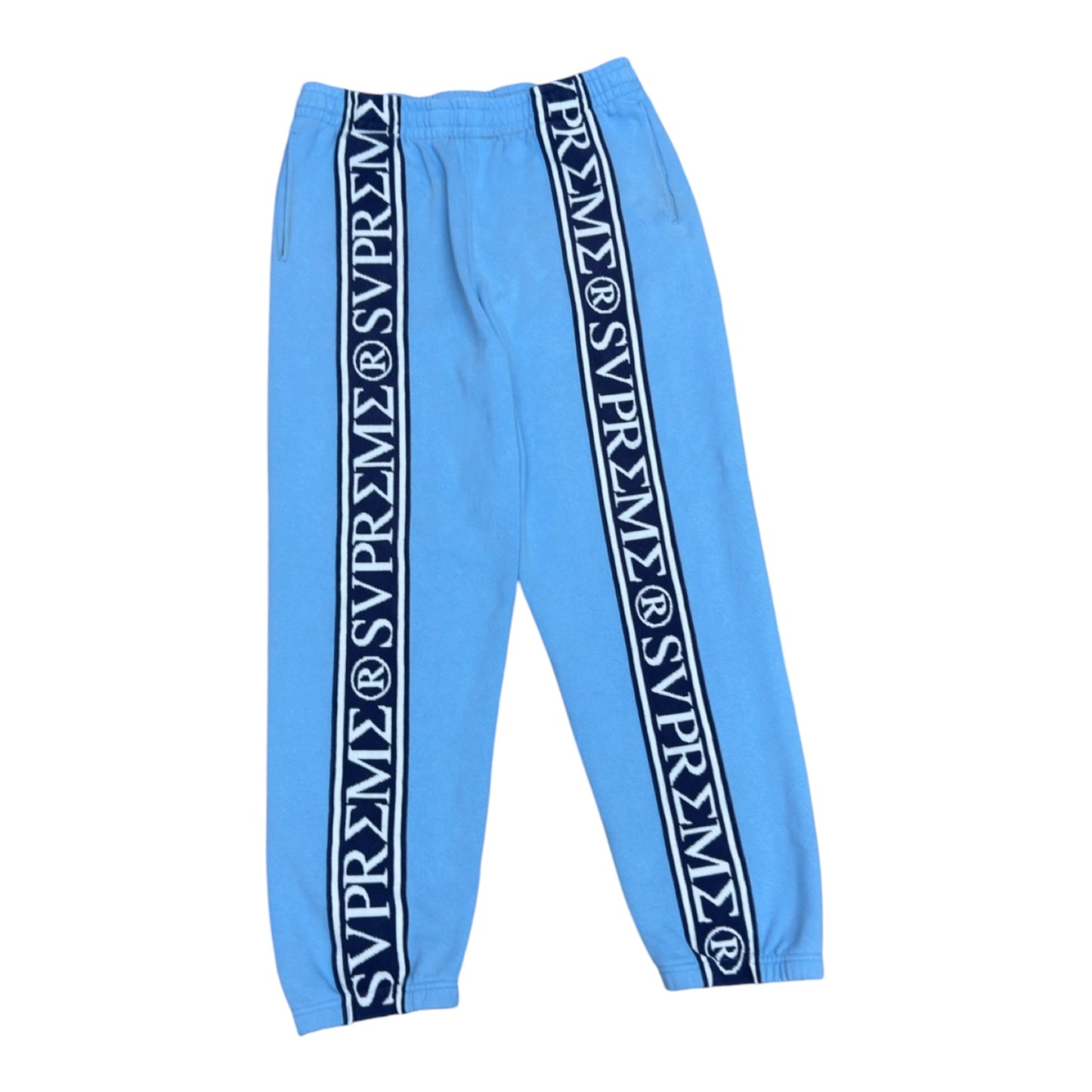 SUPREME ROMAN LIGHT BLUE SWEATPANT