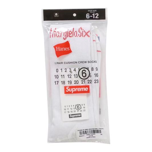 SUPREME MM6 MAISON MARGIELLA SOCKS ( 1 PACK )