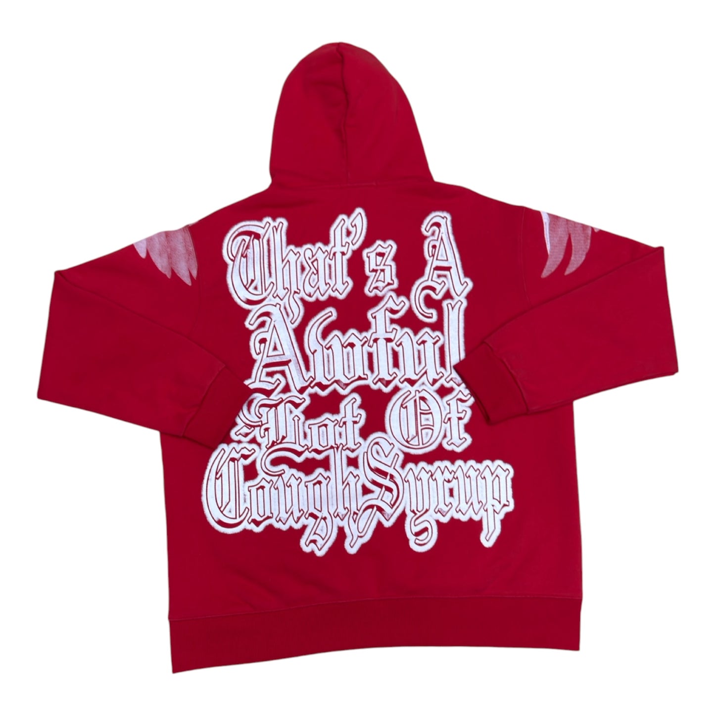 AWFUL LOT OF COUGH SYRUP ANGEL HOODIE