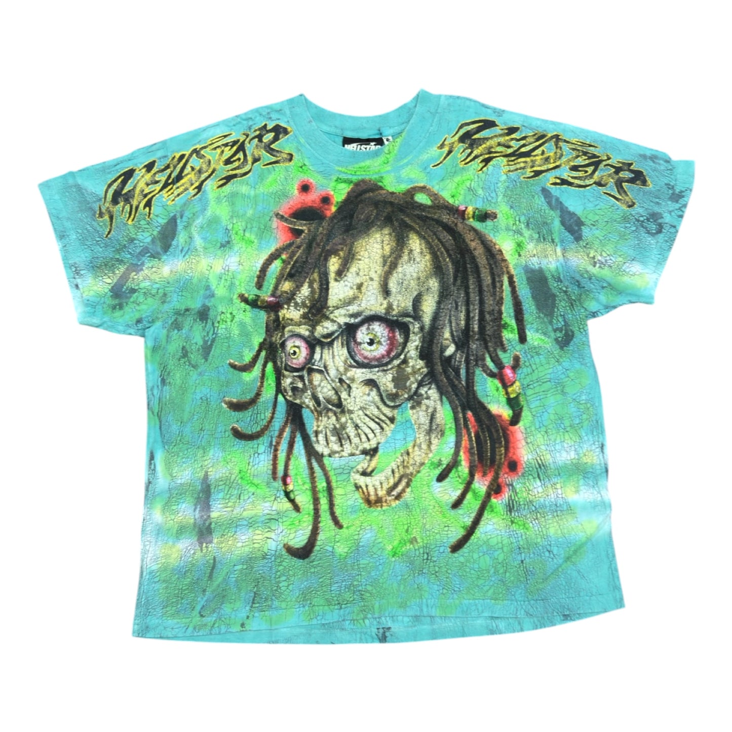 HELLSTAR RASTA SKULL TYE DYE TEE