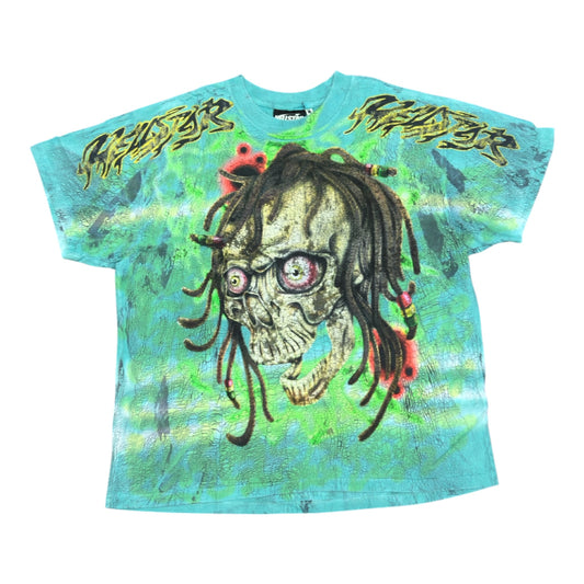 HELLSTAR RASTA SKULL TYE DYE TEE