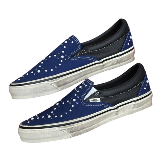 VANS PEARLIZED SLIP ON INDIGO