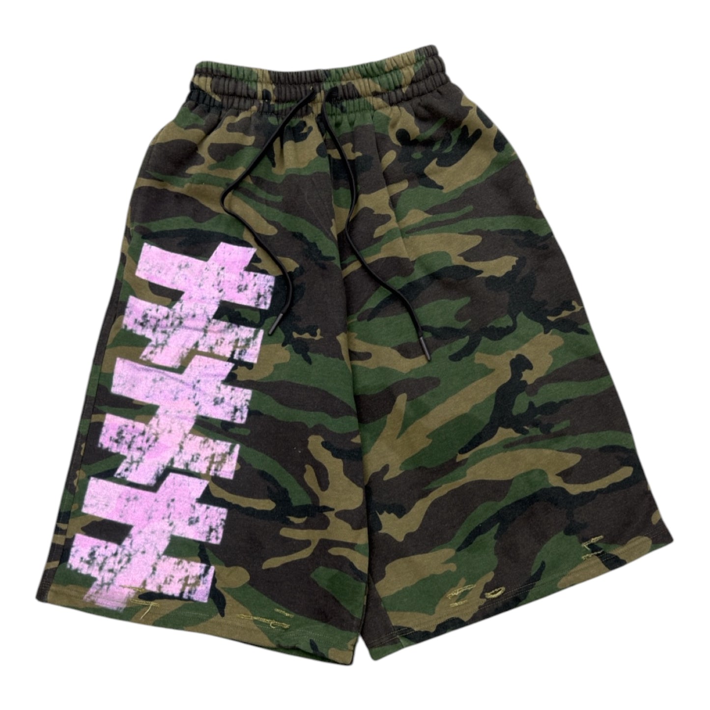 NEGLECT ALL NEGATIVE CAMO SHORTS