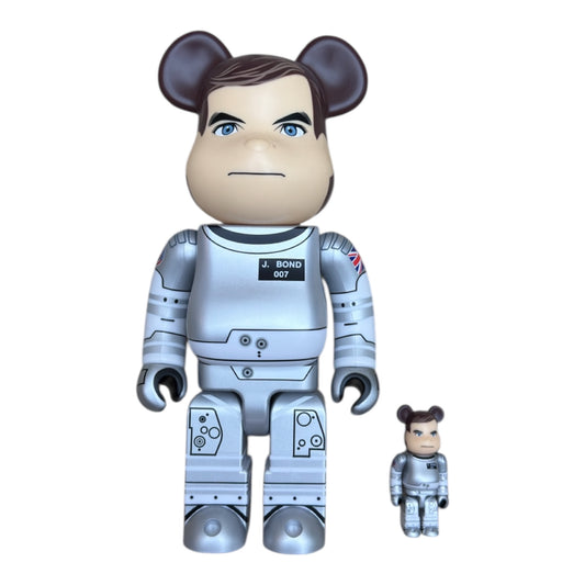 BEARBRICK 007 JAMES BOND 100% & 400% SET