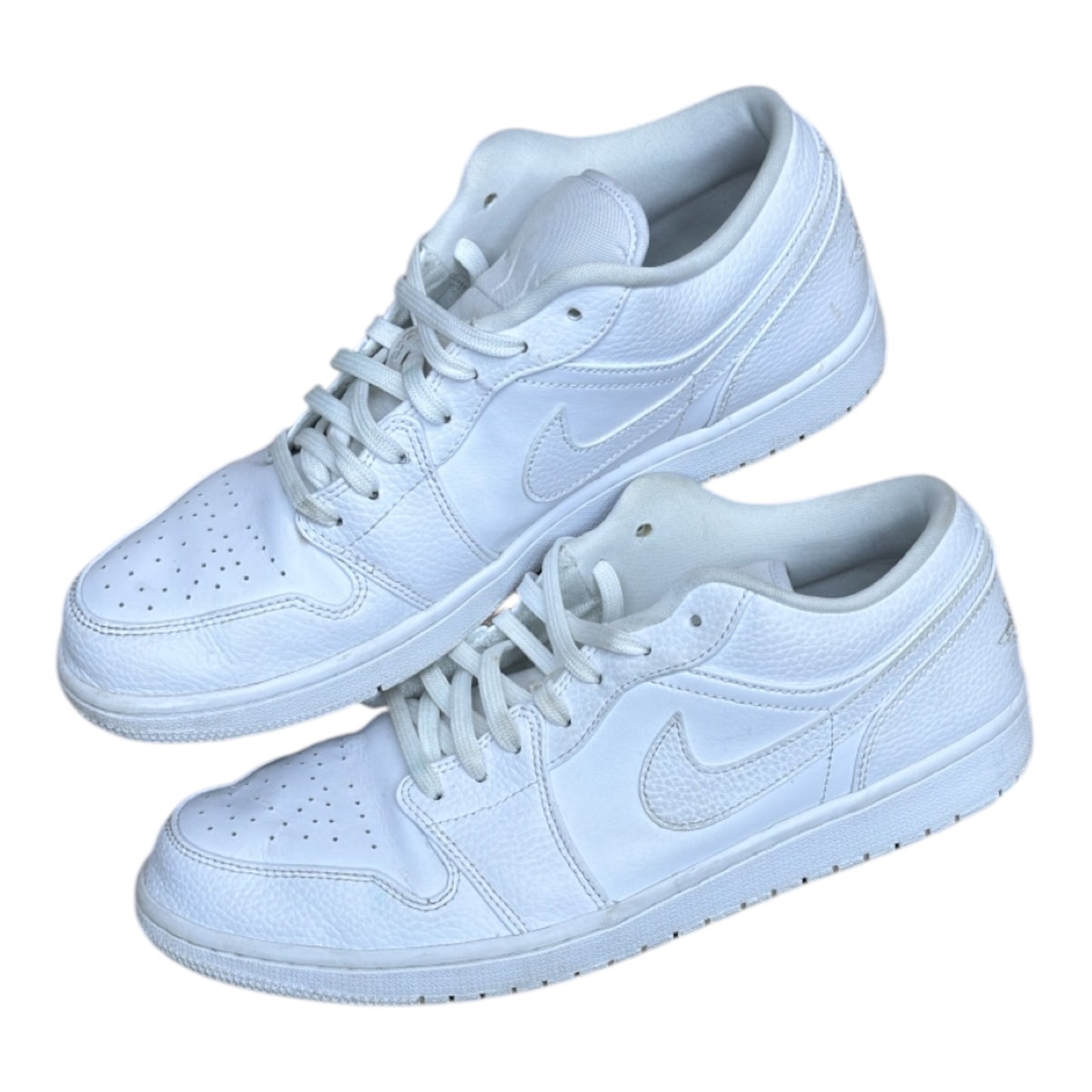 JORDAN 1 LOW TRIPLE WHITE