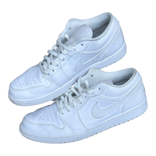 JORDAN 1 LOW TRIPLE WHITE