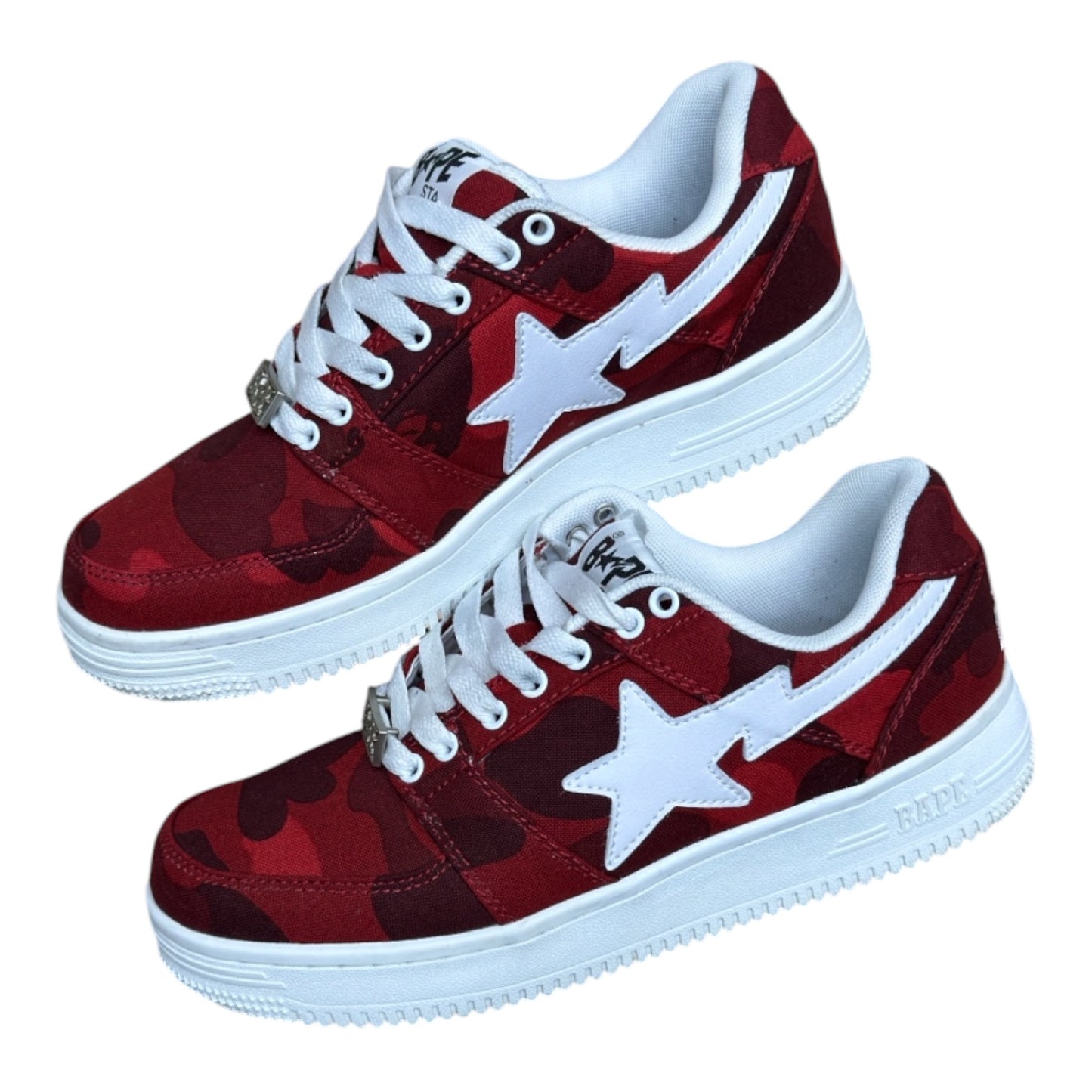 BAPESTA LOW CAMO RED