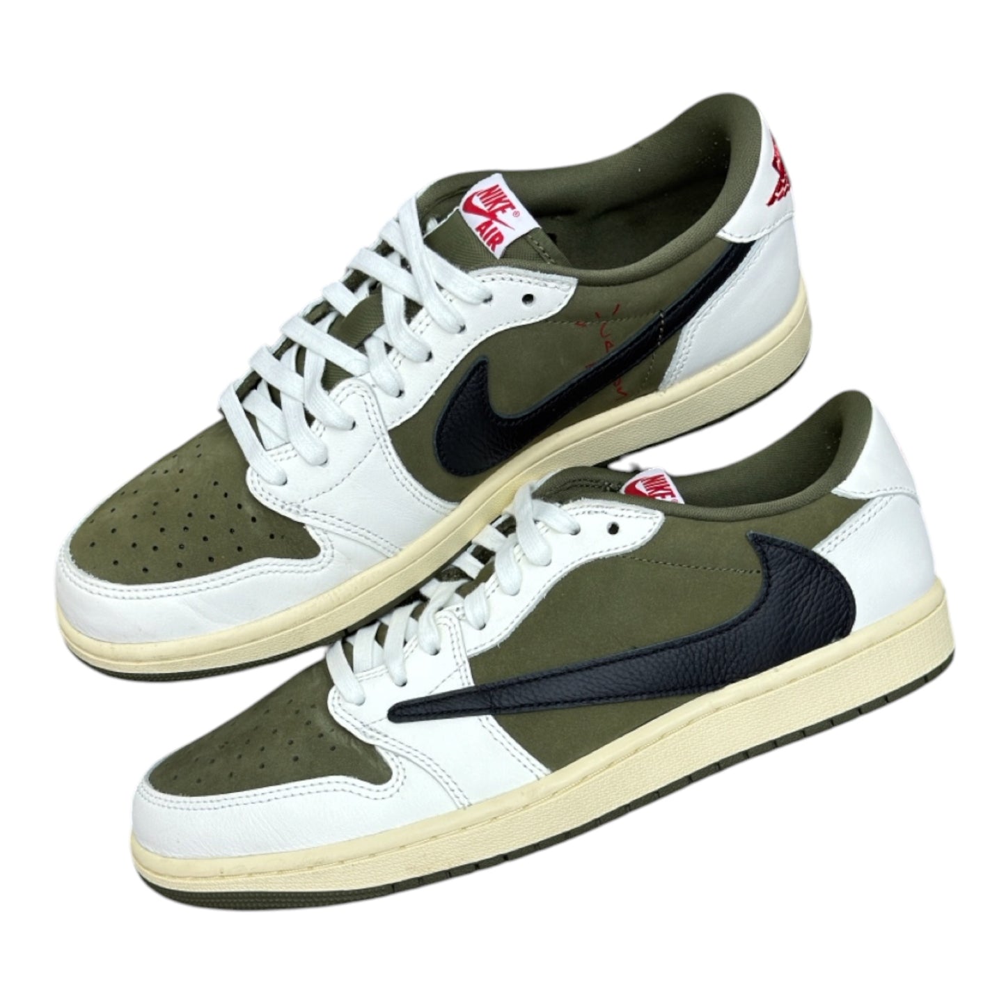 JORDAN 1 LOW TRAVIS MEDIUM OLIVE
