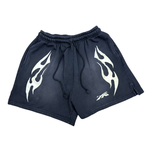 HELLSTAR SPORTS FLAME SHORTS BLACK