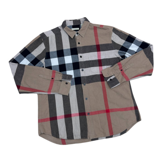 BURBERRY CHECK STRETCH SHIRT