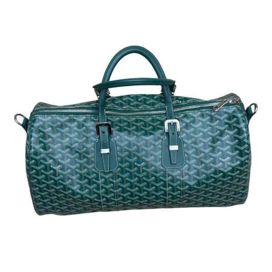 GOYARD BOSTON 40 GREEN DUFFEL BAG