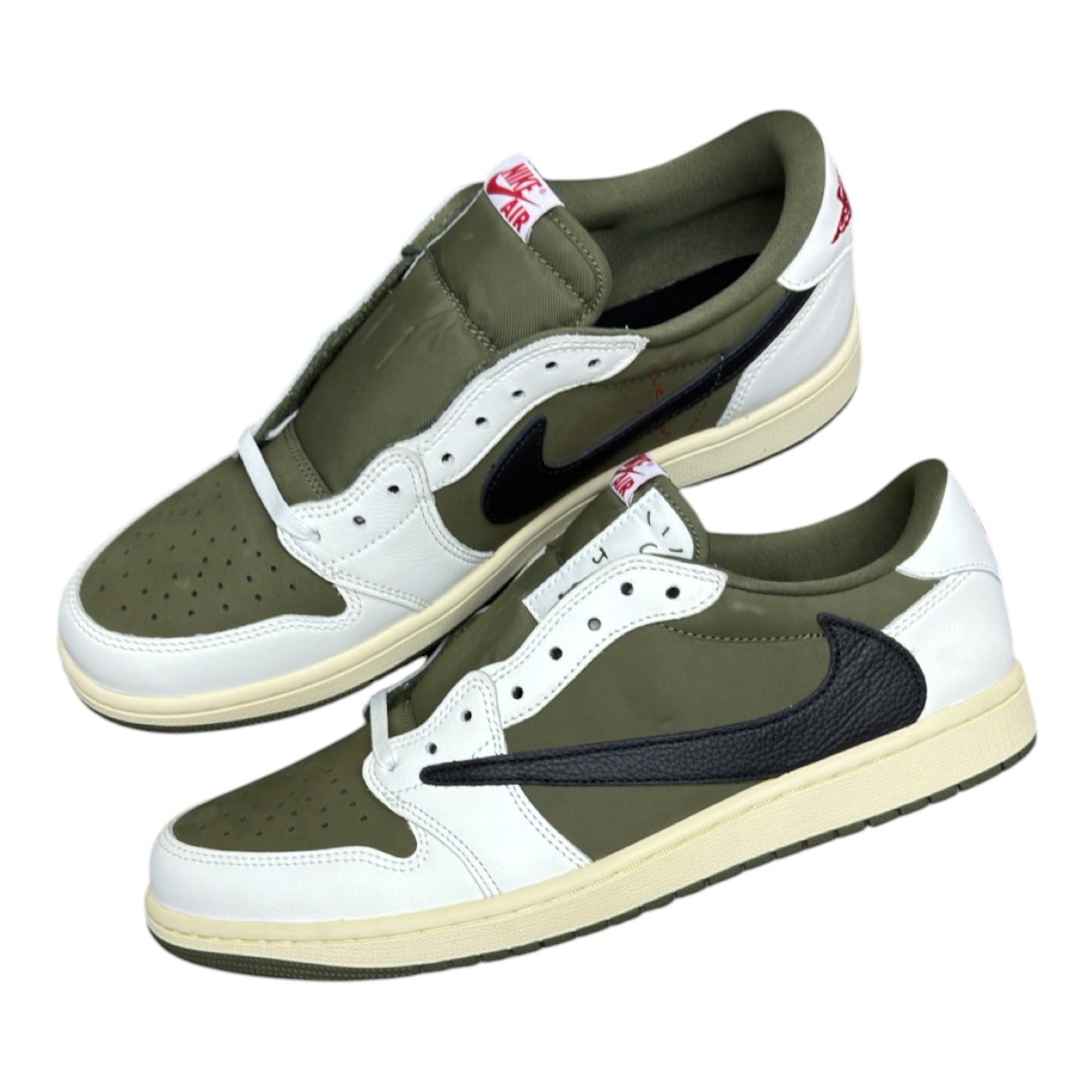 JORDAN 1 LOW TRAVIS SCOTT MEDIUM OLIVE