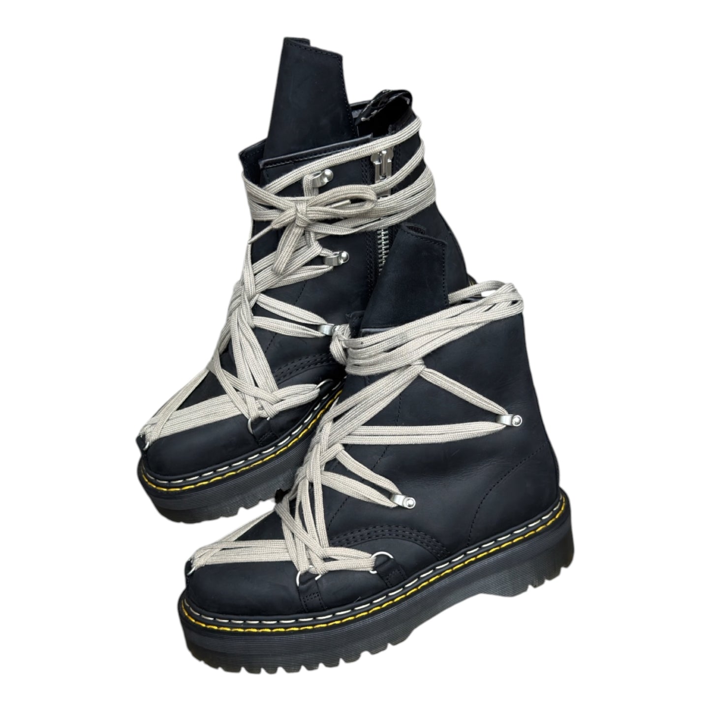 DR. MARTENS X RICK OWENS DRKSHDW 1460 MEGALACE
