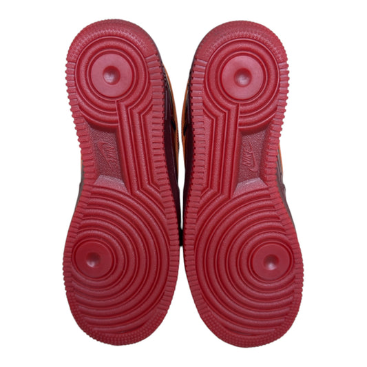 AIRFORCE PATENT LEATHER TEM RED
