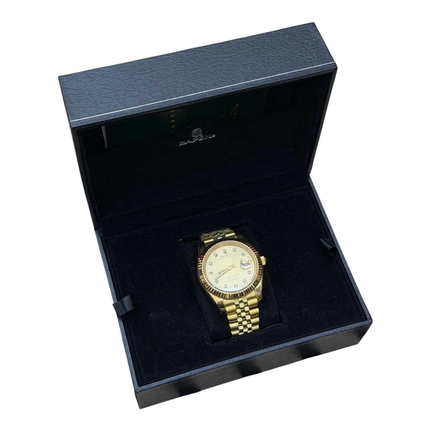 BAPE TYPE 6 BAPEX #1 WATCH GOLD