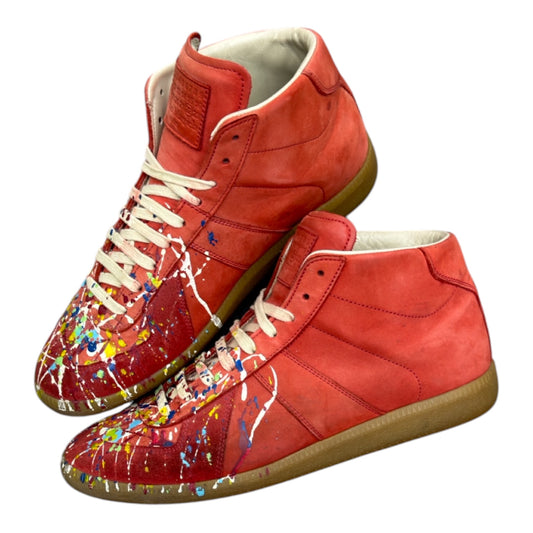 MAISON MARGIELLA REPLICA MID PAINT SPLATTER RED GUM