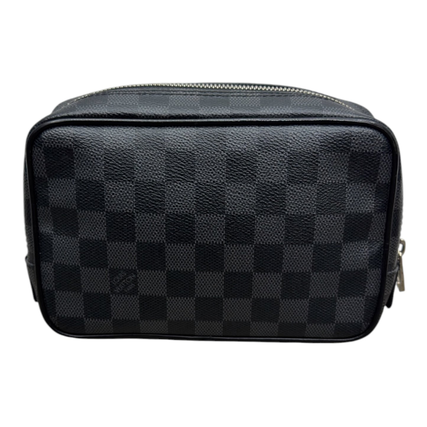 LV TOILET POUCH DAMIER GRAPHITE PM