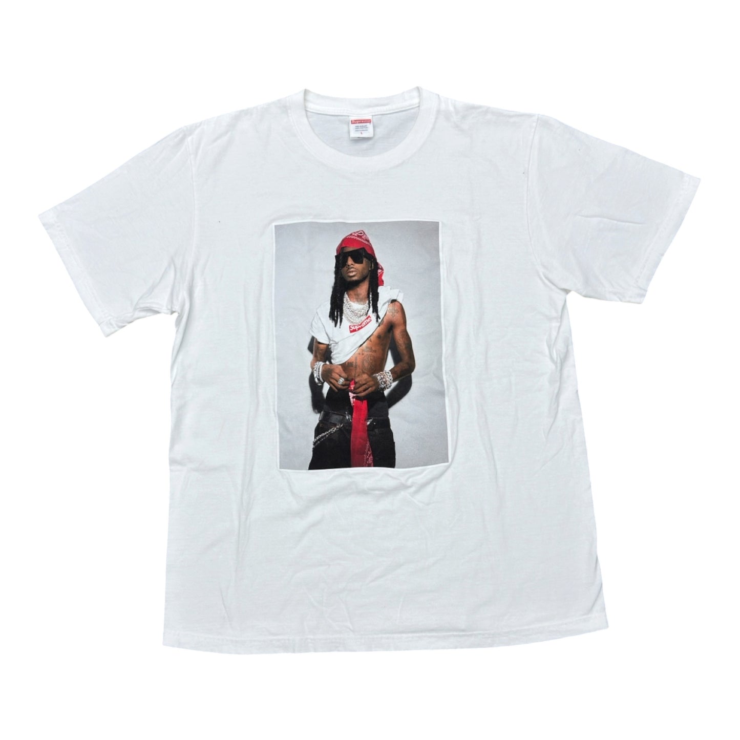 SUPREME PLAYBOI CARTI TEE WHITE