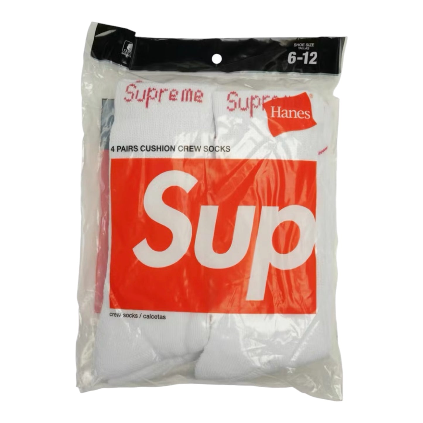 SUPREME HANES SOCK (4 PACK)