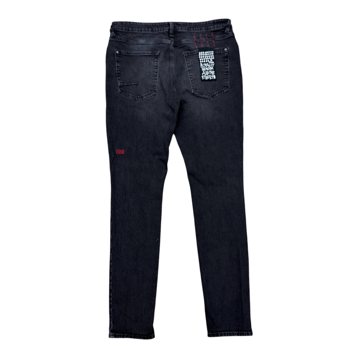 KSUBI VAN WRINKLE RED BOTTLE TRASHED DENIM