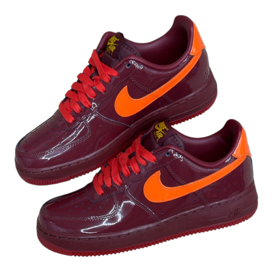 AIRFORCE PATENT LEATHER TEM RED