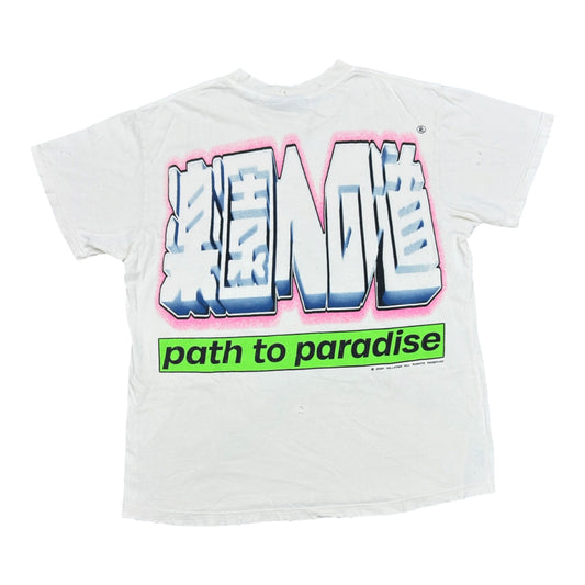 HELLSTAR STAR TEE WHITE