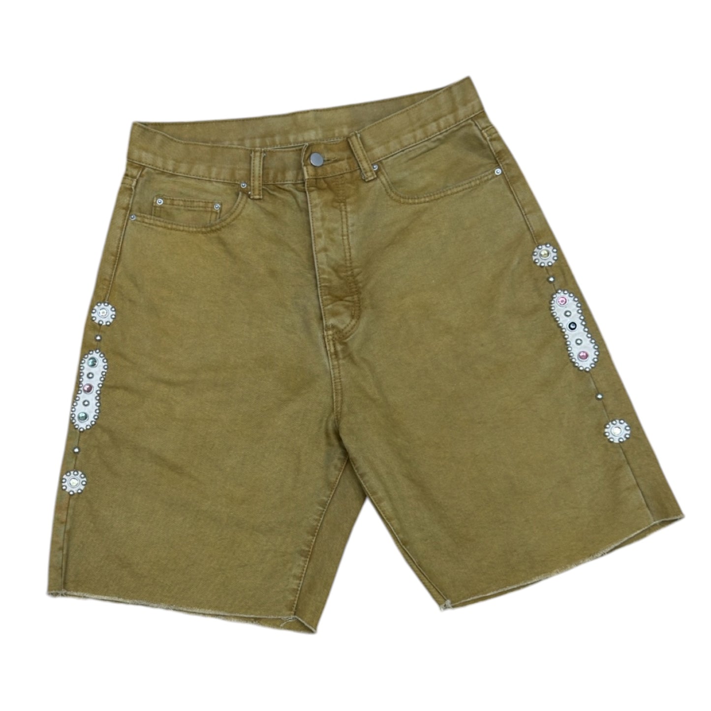 MNML RAW HEM CANVAS SHORTS