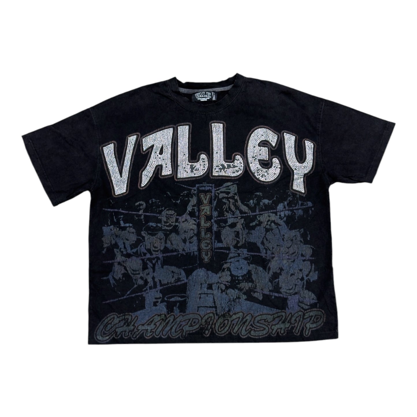 VALE BOXING BLING TEE BLACK